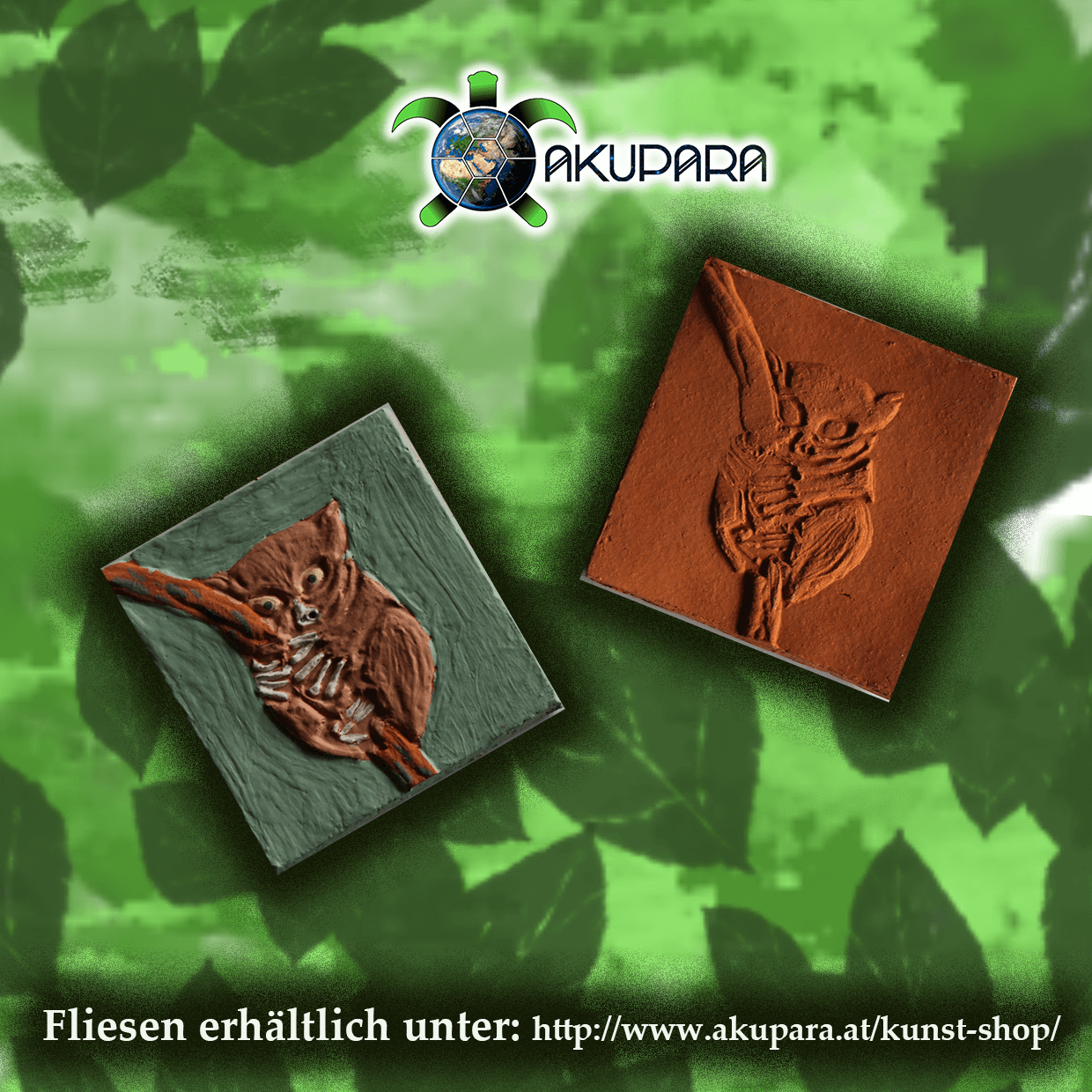 AKUPARA-Tierschutz-Artenschutz-Natruschutz-oesterreich-kunst-shop-fliese-koboldmaki Fliesenmotiv Koboldmaki