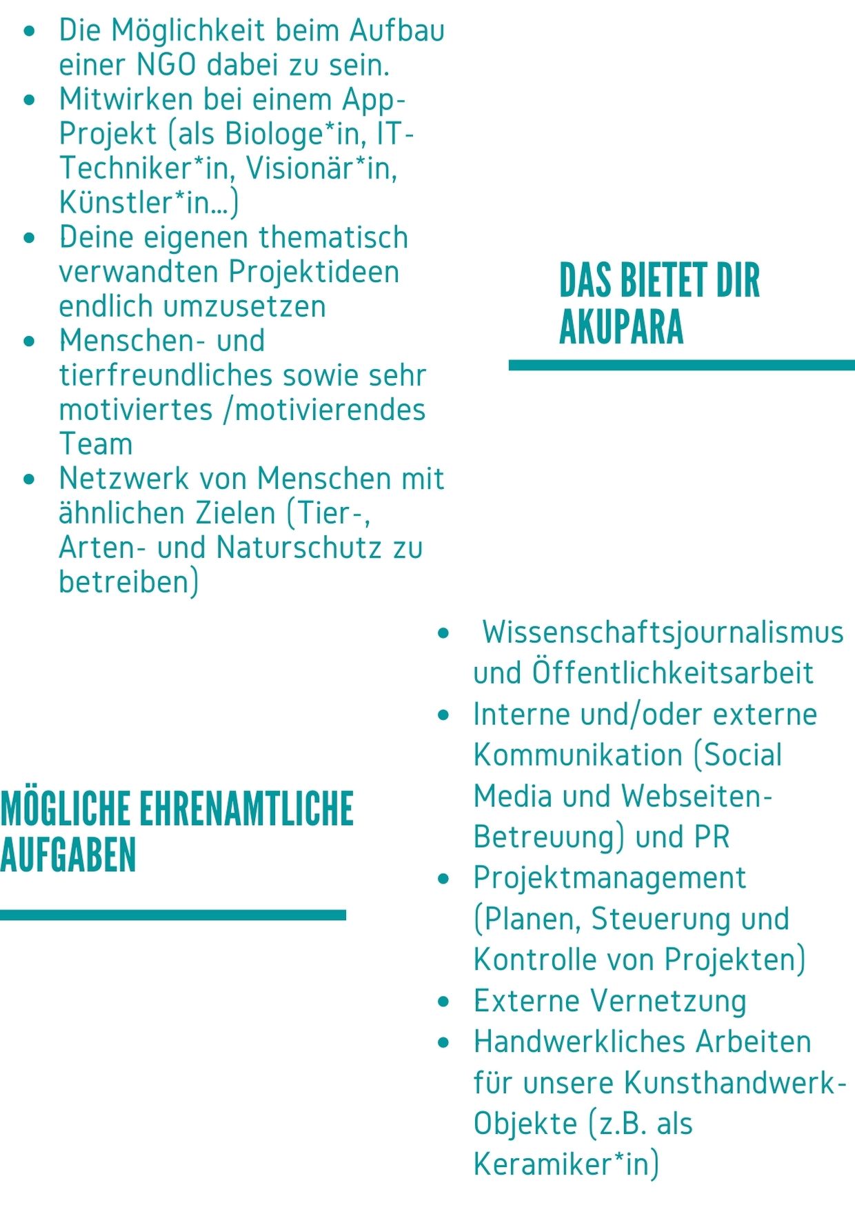AKUPARA-Tierschutz-Artenschutz-Naturschutz-Oesterreich-Mitglied-werden-Stellenauschreibung